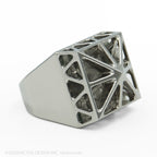 5-Axis Milling Ring Cubebridge Pure Titanium