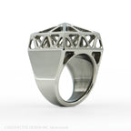 5-Axis Milling Ring Cubebridge Pure Titanium