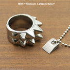 5-Axis Milling Ring Double Pyramid Pure Titanium