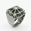 5-Axis Milling Ring Cubebridge Pure Titanium