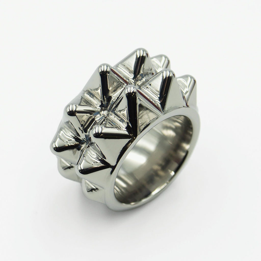 5-Axis Milling Ring Double Pyramid Pure Titanium