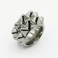 5-Axis Milling Ring Double Pyramid Pure Titanium