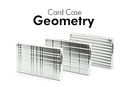 Card Case Geometry Chocolate
