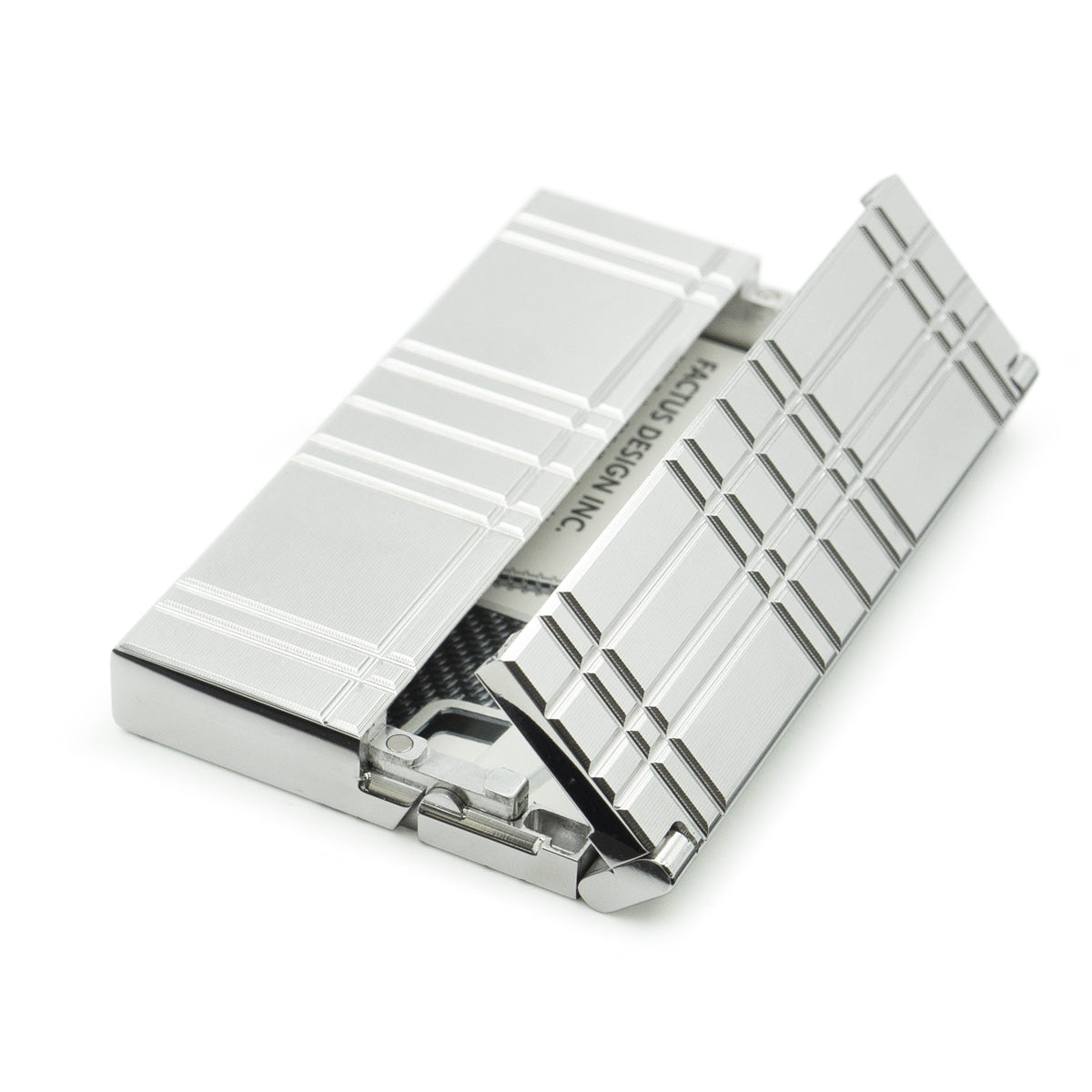 Card Case Geometry Plaid Check