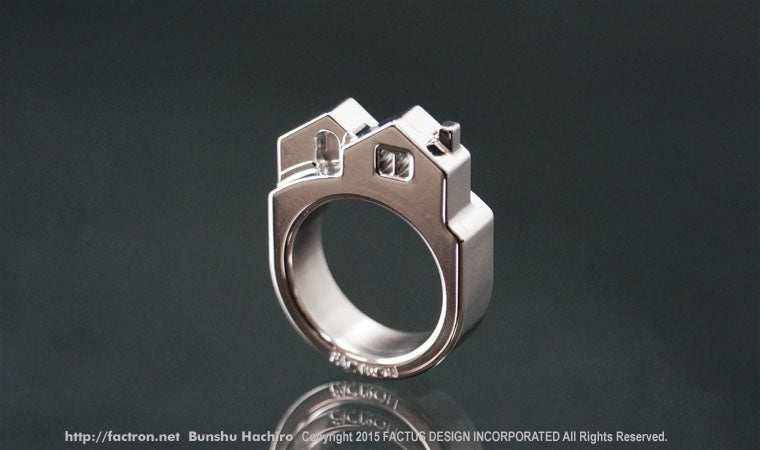 jewelry Ring "Home No.1" Titanium