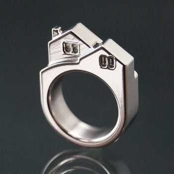 jewelry Ring "Home No.1" Titanium