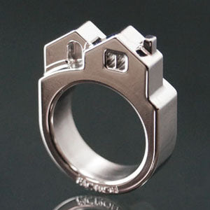 jewelry Ring "Home No.1" Titanium