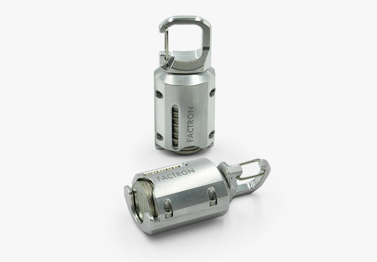 Coin Case Tank 2 Single 110 Shiny Silver Duralumin