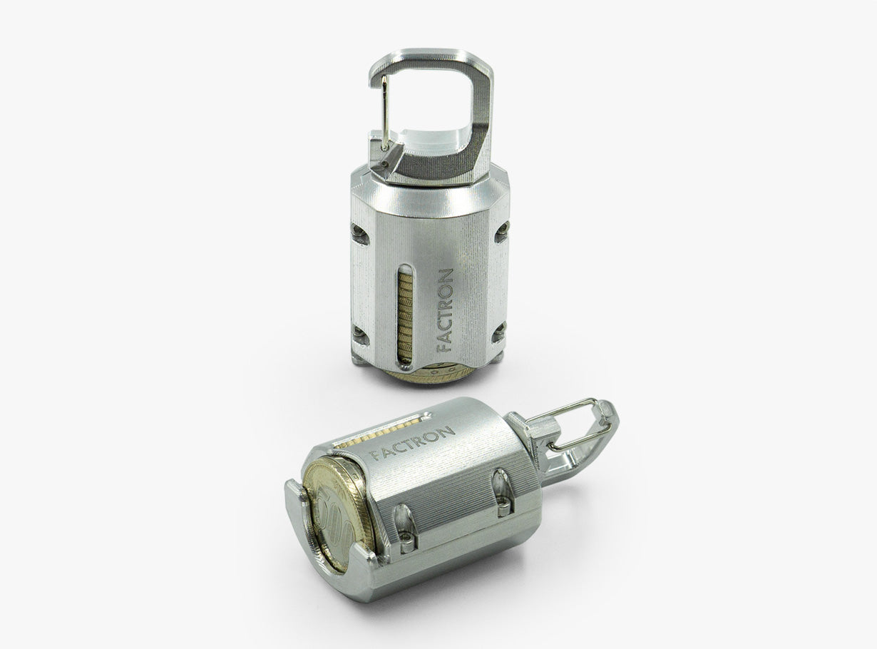 Coin Case Tank 2 Single 500 Shiny Silver Duralumin