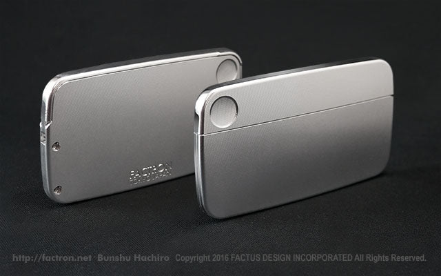 Card Case Cobble Shiny Silver