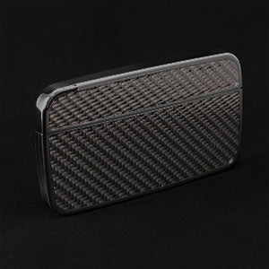 Card Case Cobble+ Black x Black Carbon