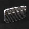 Card Case Cobble+ Shiny Silver x Black Carbon