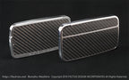 Card Case Cobble+ Shiny Silver x Black Carbon
