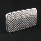 Card Case Cobble+ Shiny Silver x Silver Carbon