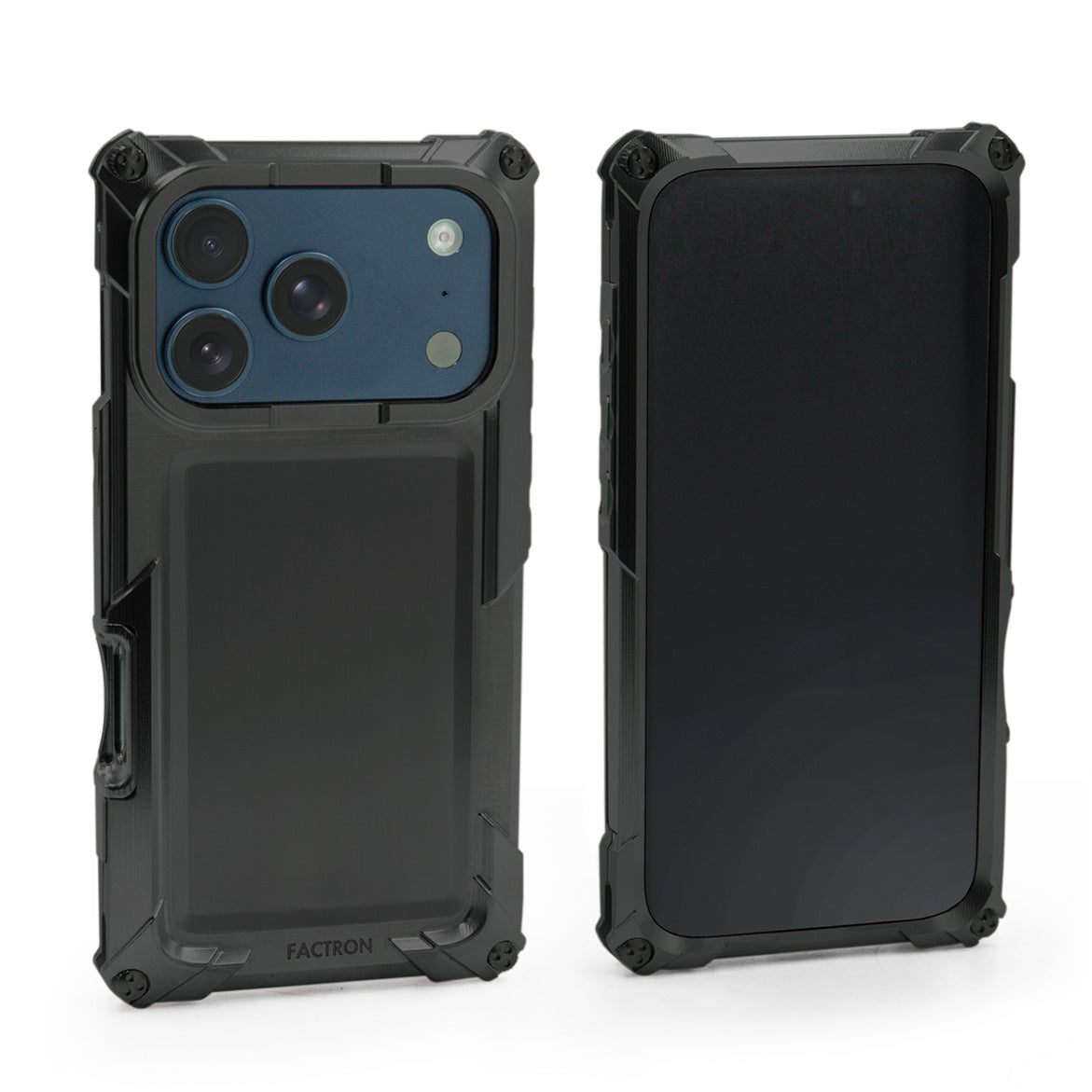 Quattro for iPhone 17Pro Max HD Black on Black 超々ジュラルミン