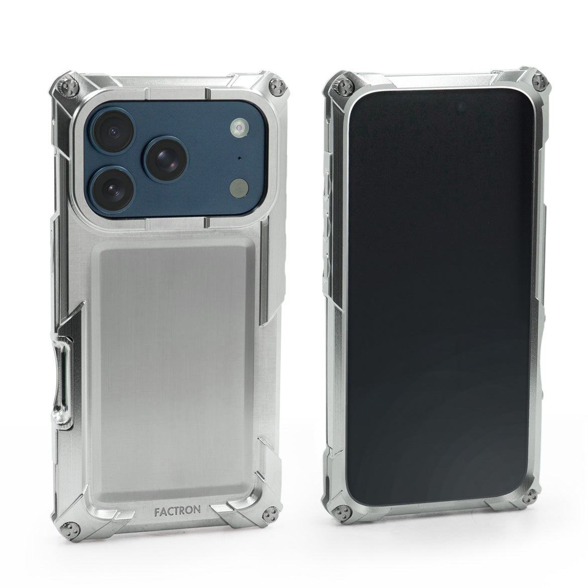 Quattro for iPhone 17Pro Max HDシャイニーシルバー 超々ジュラルミン