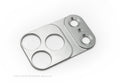 Machined Duralumin Lens Cover for Quattro for iPhone 17Pro HD Shiny Silver