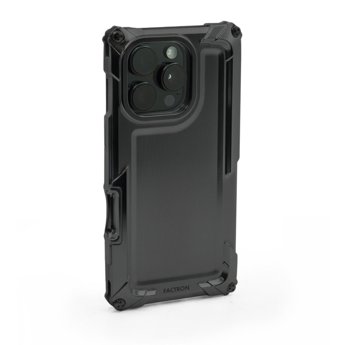 Quattro for iPhone 17Pro Max HD Black on Black 超々ジュラルミン